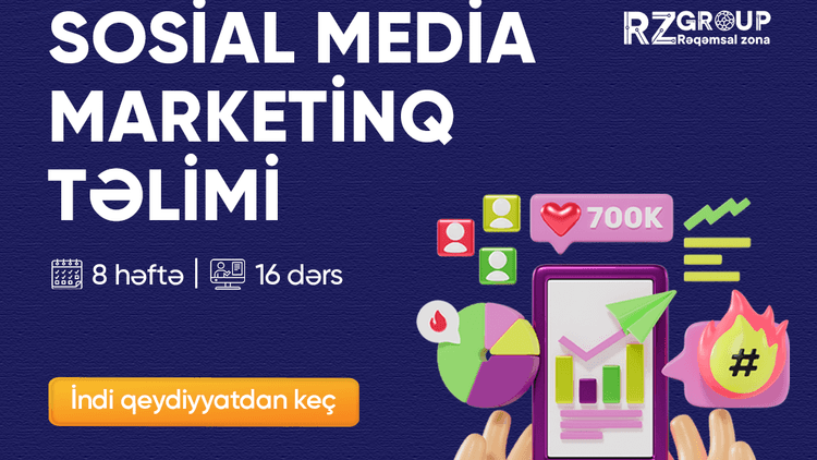 Sosial Media Marketinq Təlimi✨